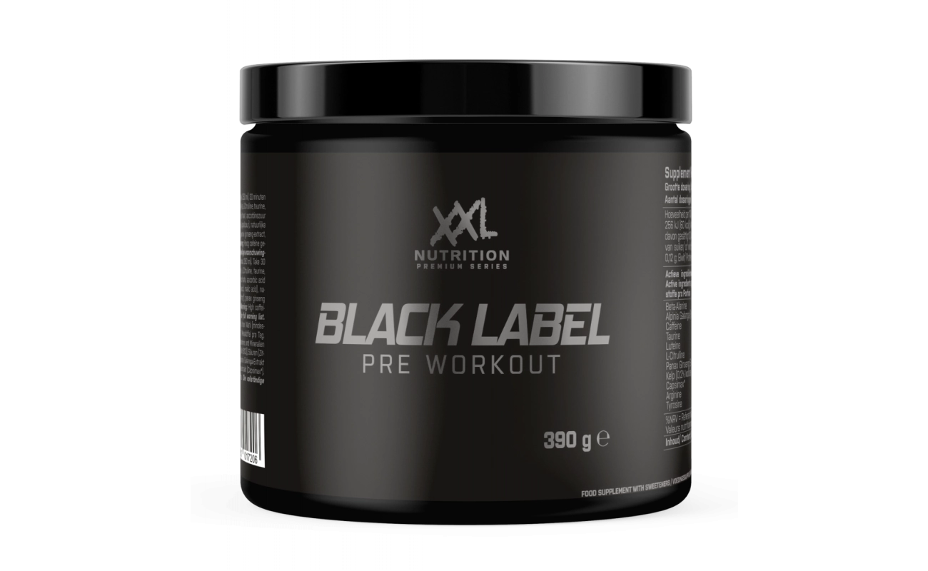 black label pre workout